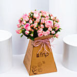 Pretty Pink Rose Bunch