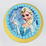 Princess Elsa Birthday Chocolate Cake Half kg