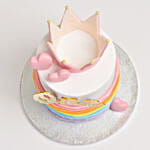 Rainbow Birthday Marble Cake