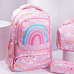 Rainbow Design Back to school bags for Girls