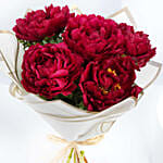 Red Peonies Bouquet