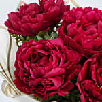 Red Peonies Bouquet