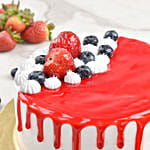 Red Velvet & Cheese Cream Ice Cream Cake 12 Portion