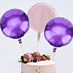 Red Velvet Dream Cake with Balloons
