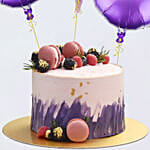 Red Velvet Dream Cake with Balloons