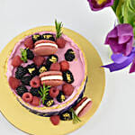 Red Velvet Dream Cake with Flowers