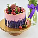 Red Velvet Dream Cake with Flowers