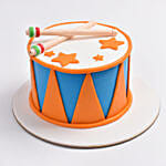 Red Velvet Drum Cake