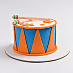 Red Velvet Drum Cake