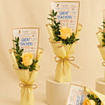 Rose Bouquet Set Of 5 For Teacher