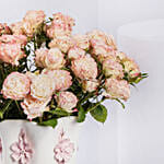 Rose Charming Flow In Premium Vase