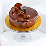 بوكيه ورد أحمر مضيئ مع شوكليت كيك