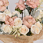 Roses Affection Cake and Balloons