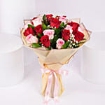 Roses Bouquet of 10 Pink n 10 Red