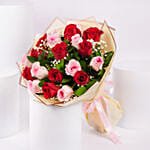 Roses Bouquet of 10 Pink n 10 Red