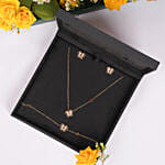 Saint Honore Paris MOP Butterfly Jewel Gift Set For Her