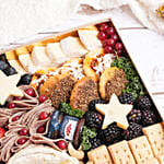 Santa Cheese and Munchies Box