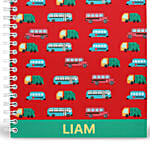 دفتر ملاحظات ثيم باص المدرسة