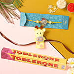Set Of 2 kids Rakhis & Toblerone Chocolate