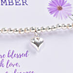 Silver Bracelet for September Birthday Wishes