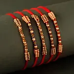 Sneh Colourful Pearl Rakhi Set