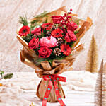 باقة ورد الكريسماس غلاف بيج