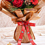 باقة ورد الكريسماس غلاف بيج