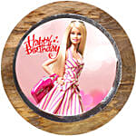 Stylish Barbie Vanilla Cake 1 Kg Eggless
