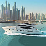 SUNRISE 52FT Yacht With Balloon Decor and Bouquet