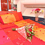 SUNRISE 52FT Yacht With Balloon Decor and Bouquet