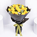 Sunshine 20 Yellow Roses Bouquet
