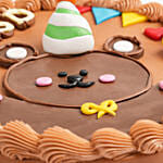 كيكة شوكولاتة تيدي لعيد الميلاد