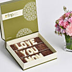 Thanks Mama Flowers Arrangement With Chocolates