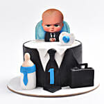 The Boss Baby Red Velvet Cake