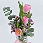 Three Tulips in a Vase