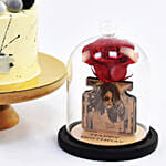 Tiers of Joy Delectable Vanilla Cake with Personalised Forever Rose