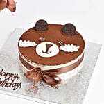 Tiramisu Temptation Birthday Cake With Flower