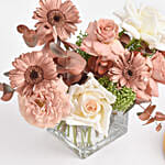 Tiramisu Velvet Cake With Flower