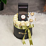 Titan Edge Ultra slim Watch Gift Box for Him