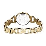 Titan Green Dial Watch with Fresh Floral Basket For Her