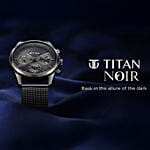 Titan Quartz Analog Watch for Men Exquisitely Gift Boxed With White Rose N Chocolate