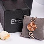 Titan Raga Viva Rose Gold Watch Gift for Her
