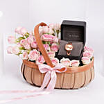 Titan Raga Watch Gift Basket For Her