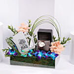 Titan Watch and Hero Dad Mug Gift Set