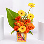 Traditional Onam Flower Arrangement