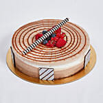 Vivid Bunch Of Flowers With Cake