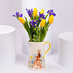 Tulip And Iris Delight Arrangement