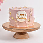 Tulips and Rose with Birthday Cake