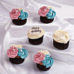 Twilight Whirl Red Velvet Cupcake