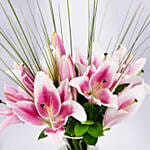 Umrah Mubaraka Lily Arrangement